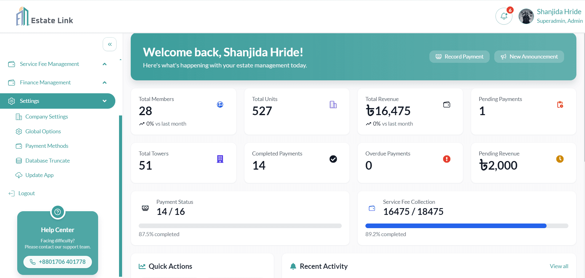 Estate Link Property Manager